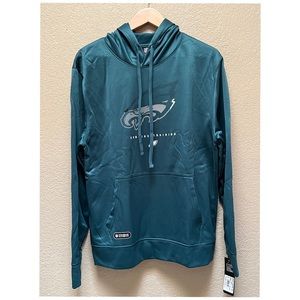 New Era NFL Philadelphia Eagles Football Team Logo Green Hoodie Men’s Size- NWT